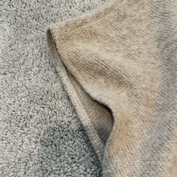 La Made Women's Brown 90% Wool Turtleneck Top with 2 Pockets & Side Tie One-Size - Picture 4 of 9